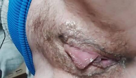 Queen of Vegetables Fucks Cucumber in Black Condom