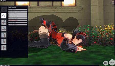 3D Hentai Fucking in Pussy and Ass Kurumi Tokisaki From Date a Live