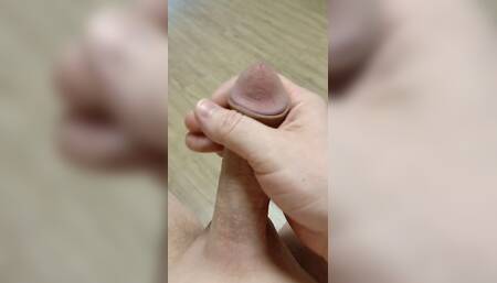 Cumming on the Floor in Slow Motion