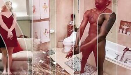 It's The Bae Sophia Taking A Long & Warm Load Of Sperm From A big black cock!