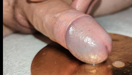 Oily uncut wank edge drip release multiple ruined cumshots close up veiny spunk creamy thick moaning orgasm cumplay cum