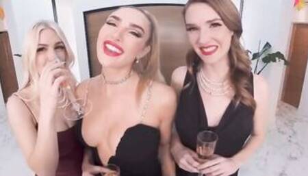 Good Beauty ladies, Ashley Lane, Jazlyn Ray, and Kenzie Anne, welcome the new year with a BANG