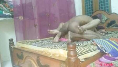 Desi Telugu Couple Celebrating Anniversary Day With Hot In Various Positions