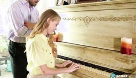 Teen Hannah Hays Does Anal on the Piano 2