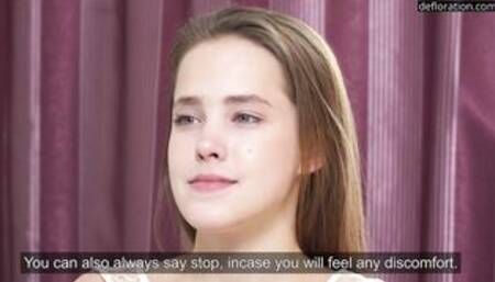 Cute virgin teen getting fucked for the first time