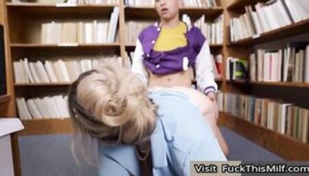Blake Blossom Gets Fucked At The Library & Gets Caught By Jenna Starr Who Wants To Jo 2
