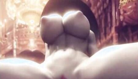 Lady Dimitrescu sex compilation fucking rough