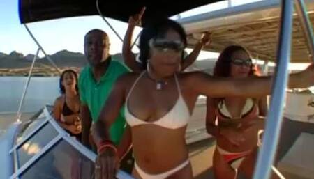 Big Butts Out On A Boat