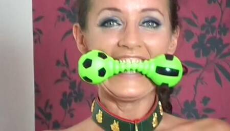 She Is Ready To Be A Dumb Dog