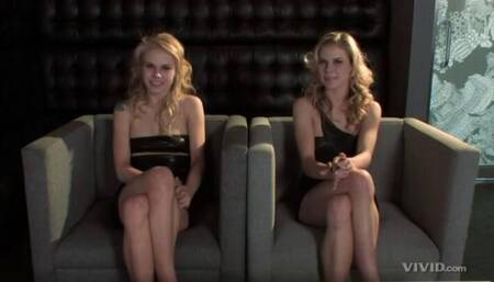 Blond Russian Twins in a Small Lesbian Orgy