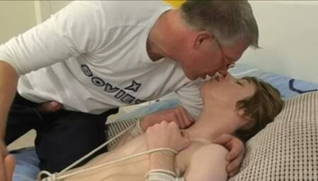 Sweet Twink Tied Up and Sucked