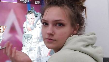 Hot Step Sis Caught Smoking AGAIN!