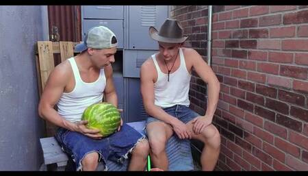 Guys Plug More Than A Watermellon