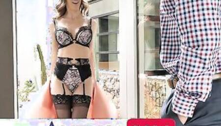 Cherie DeVille for delivery at Johnny's front door