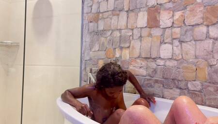 Romantic Bath Time with My Sugar Daddy