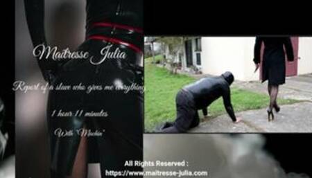 Maitresse Julia - This slave gives me everything he owns Part 2- Female Domination - Latex Femdom