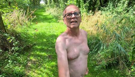 Outdoor Naked in the Wood