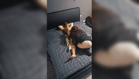 I spoil my husband with a massage and a good blowjob, but I also give him my pussy to lick