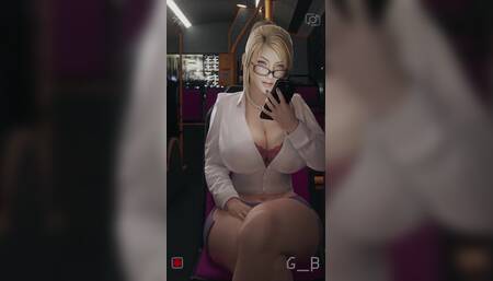Horny anime girl