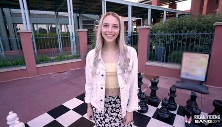 Real Teens - Cute Blondie Lily Larimar Fucked during first Porn Shoot