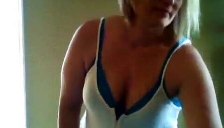 Sexy MILF Stripping Tease