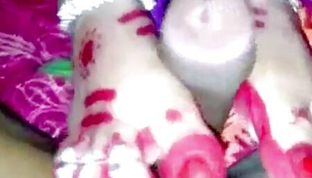 Indian bride get hard fuck by husband at wedding night, deeply suck a big cock. desi hot girls sex