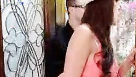 Teal Conrad fucking in the chair with her blue eyes