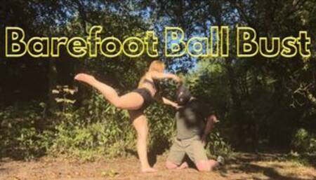 Barefoot Ball Bust (480p)