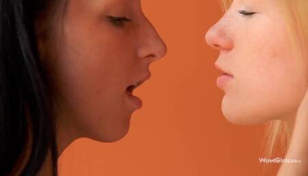 WOWGIRLS HOTTEST Wild Paloma and Innocent Rea in their first Lesbian Date. Instant Boner!