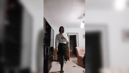 Sissy Showing Herself on Camera