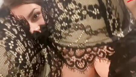 Lena Lust - Orgasm with Black Dildo