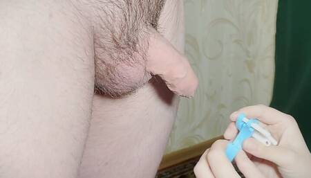 Locking cock in blue silicone chastity cage - girlz .pro - janewalker98