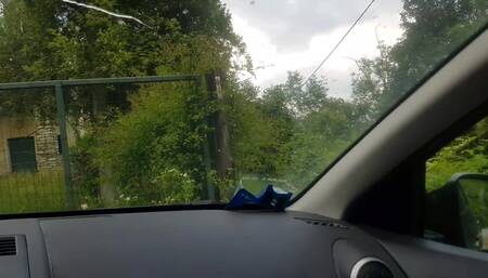 In Public Parking, He First Squirts, Then Takes It in the Ass.