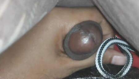 In the night I masturbated on the bed sheet