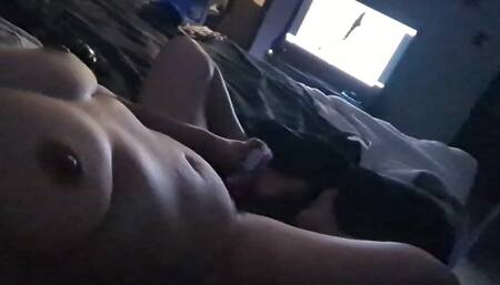 Watch Me Masturbating to Porn After BF Leaves the Room