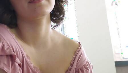 Hot Nerdy Teen Takes a Break From Homework with Her Stepdad's Big Dick