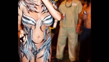 Flashing MILF Real kinky amateurs flashing their tits and pussy in public