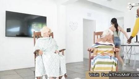 Damion Dayski Wants To Experience GILF Lucky Him Sally D'Angelo & Seka Black Are Horn 7