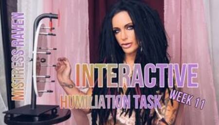 INTERACTIVE HUMILIATION TASK 2023 - WEEK 11