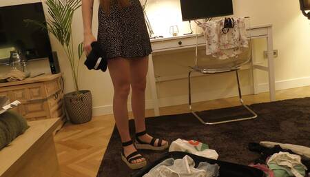 Cute Redhead Ruins Two Times Orgasms with Huge Cumshots on Her Tits and Pussy Between Her Legs