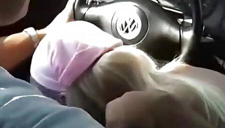 Outdoor Sex on a Car with Nikky Blond