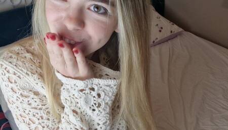 Masturbating through my panties