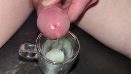 Close-up Edging, Multiple Cumshots Leaking Into Glass. Slow Motion Denial, Ruined Orgasm, Shooting Ropes, Uncut