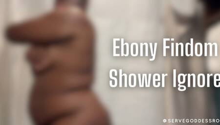Ebony Findom Shower Ignore asmr by Royal Ro HD MP4 1080p - Financial Domination, Ebony Goddess, ASMR, Slave Training, Money Fetish, Water Sounds, Censored Porn, Body Worship