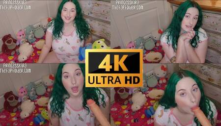 Bored Step-Daddy's Girl Begs to Play