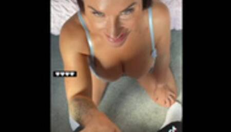 Jess Mike Miller Naughty NSFW TikTok trend POV blowjob begging you