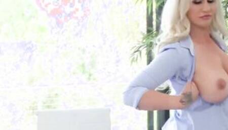 Tits Out To Lunch Sex Tape With Keiran Lee, Ryan Conner - Brazzers Official