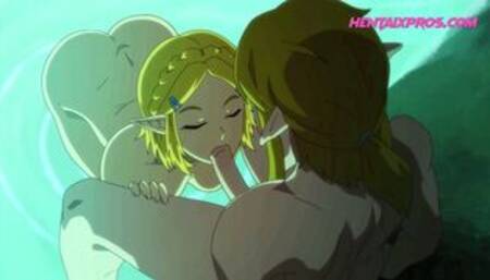 Sexy Blonde ELF DOggystyle ANIME HENTAI