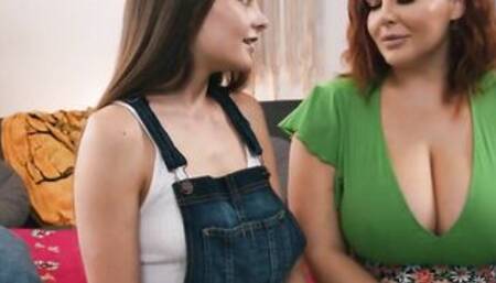 Stepmom dovefucking petite stepdaughter