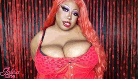 Ruby Red Kisses From Plump Lip Vixen Jessica Rabbit (MP4 Version)